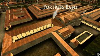 Animation of ancient Roman Fort in Caerleon Wales [upl. by Elocin622]