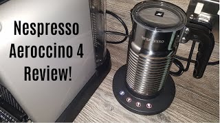 Nespresso Aeroccino 4 Milk Frother Review  Worth upgrading from the Aeroccino 3 [upl. by Carlson]