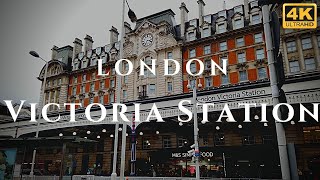 London Victoria Station Walk Through England 4K [upl. by Tak]