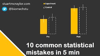 Ten Statistical Mistakes in 5 Min [upl. by Lurlene]