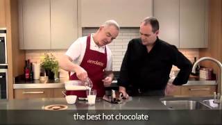 How to make a hot chocolate using an aerolatte milk frother [upl. by Aramahs]