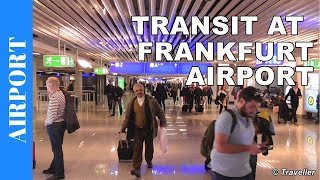 TRANSIT WALK AT FRANKFURT Airport FRA Terminal 1  Connection Flight Transfer Arriving amp Departing [upl. by Netnerb]