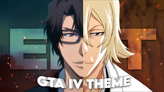 Aizen x Urahara  GTA IV Theme Edit [upl. by Ayamahs]